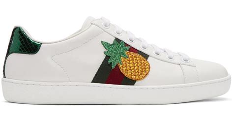 gucci pineapple sneakers.